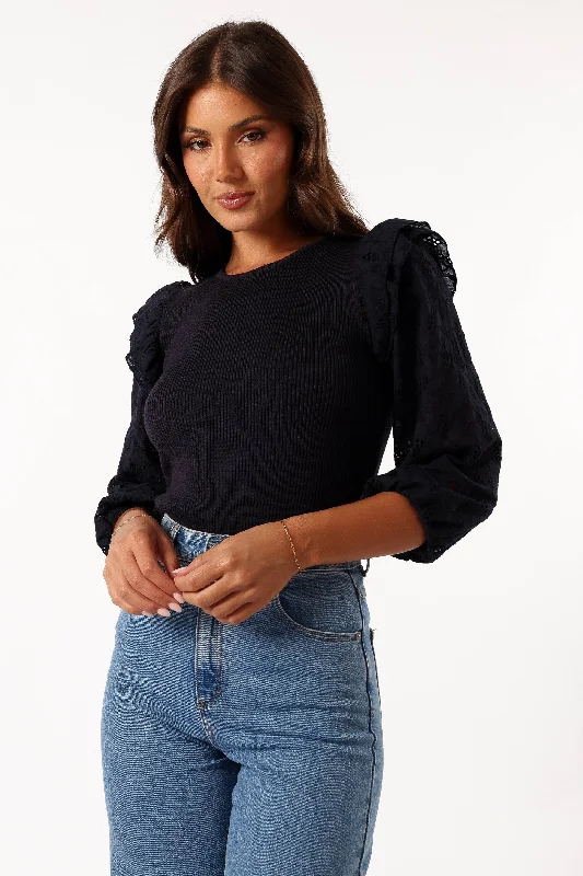 Halle Top - Navy