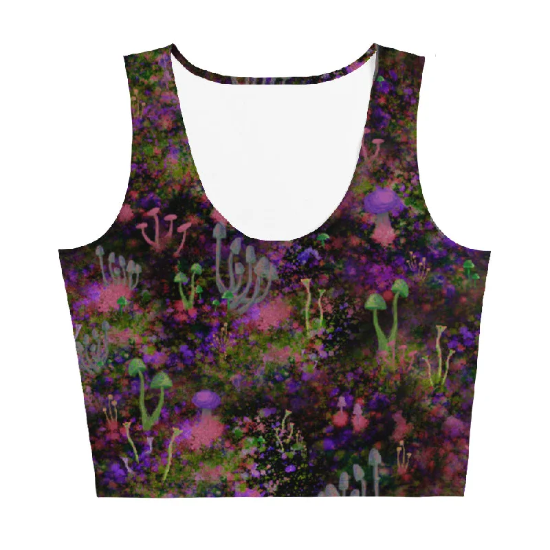 Sunset Shrooms Crop Top