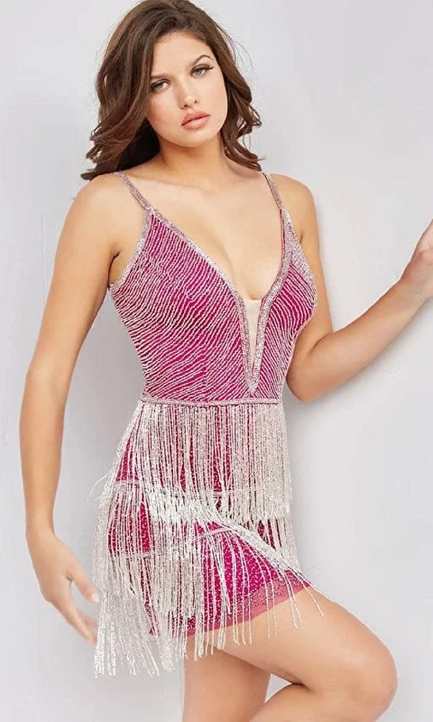 Jovani 23293 - Sleeveless Crystal Cocktail Dress