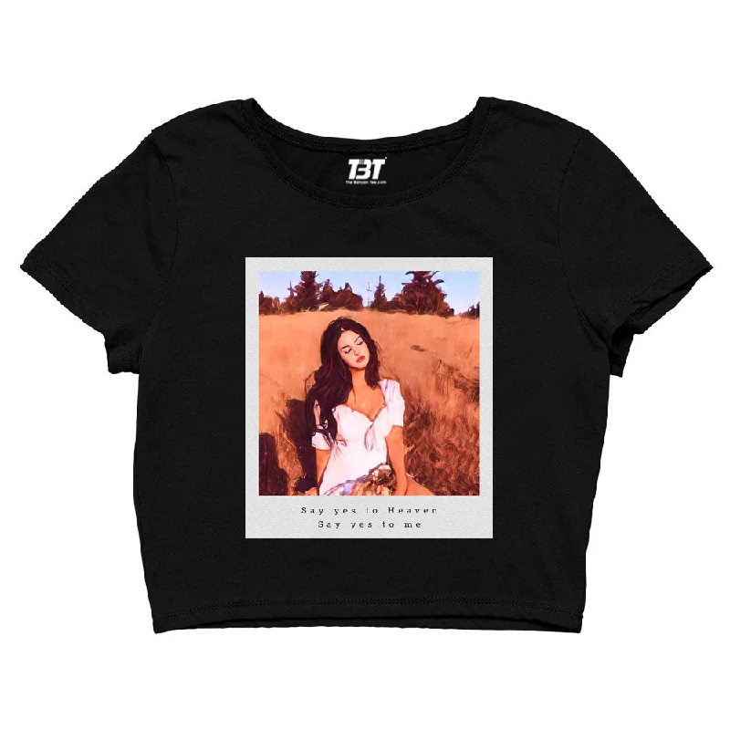 Lana Del Rey Crop Top - Say Yes To Heaven