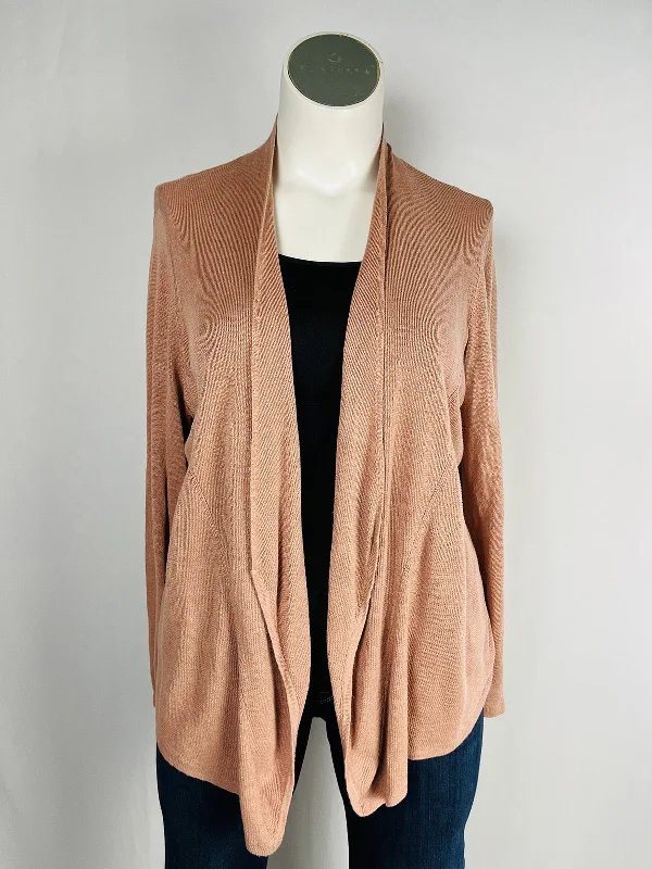 Eileen Fisher Size 1X (18) Dusty Rose Cardigan Sweater