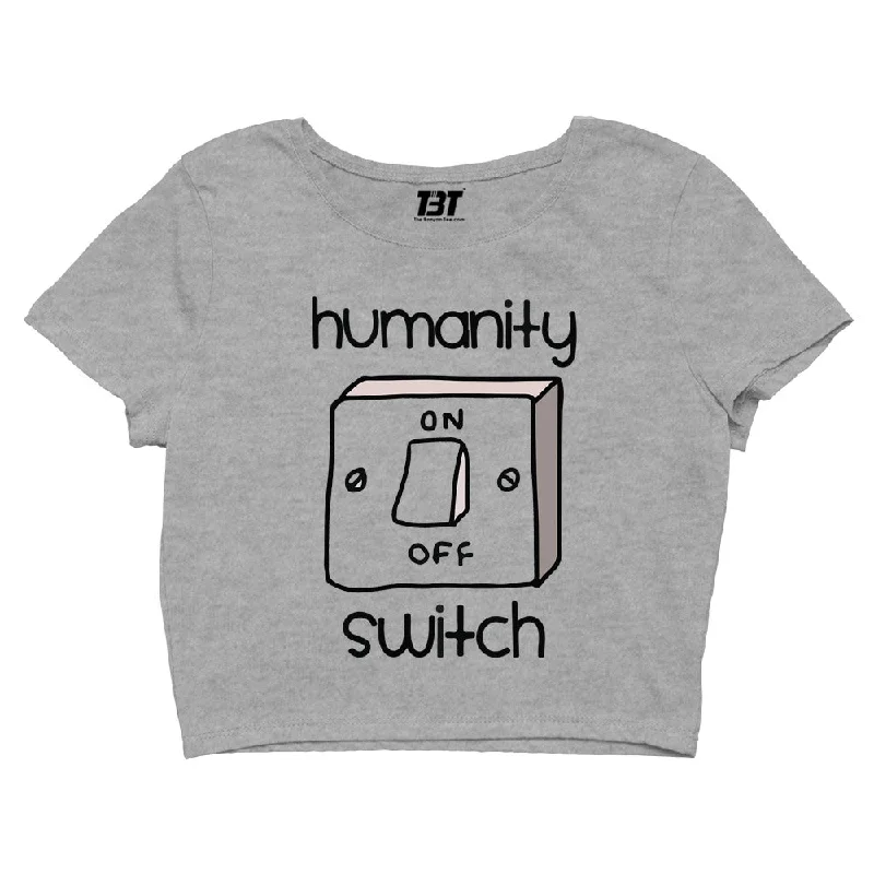 The Vampire Diaries Crop Top - Humanity Switch