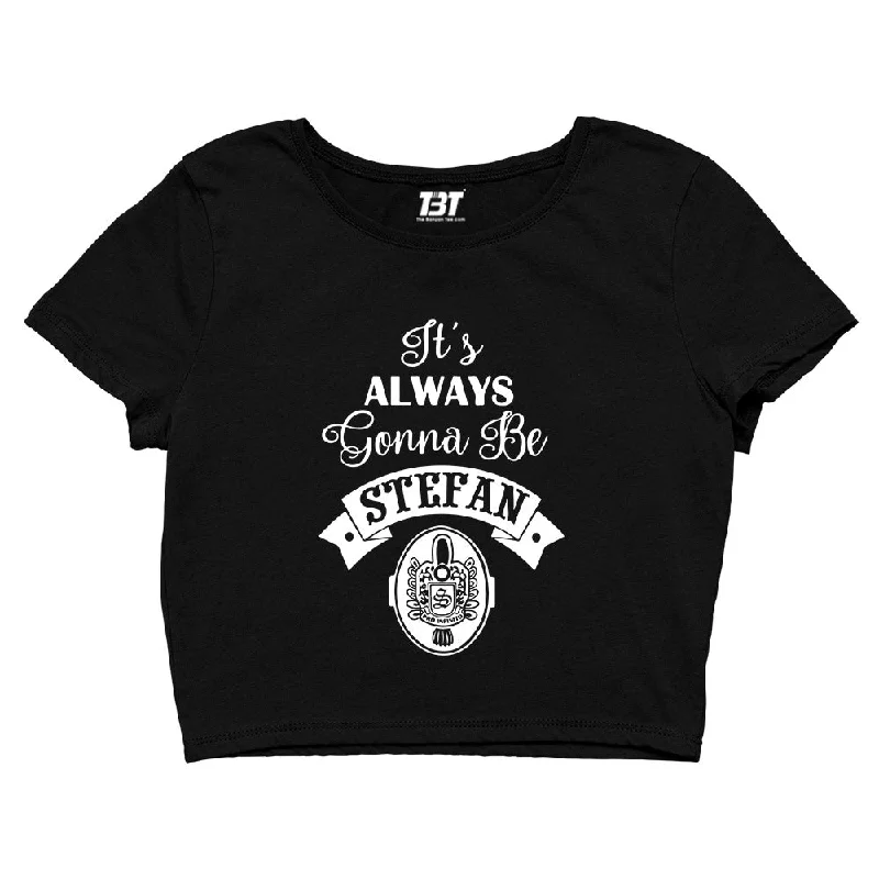 The Vampire Diaries Crop Top - Always Stefan