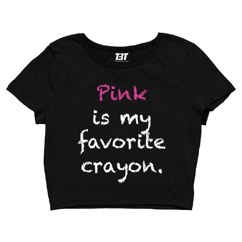 Aerosmith Crop Top - Pink Is My Favorite Crayon