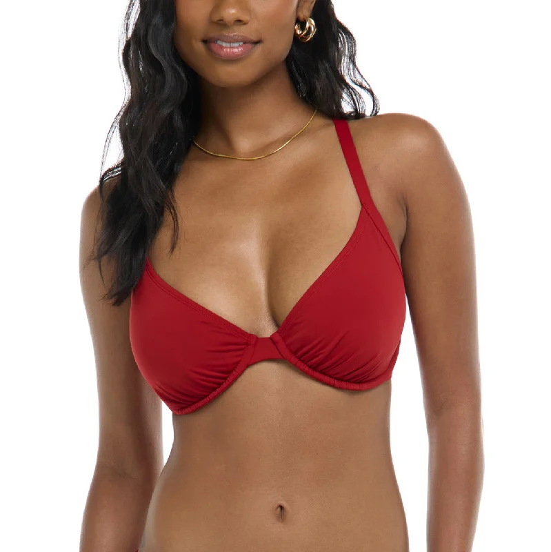 Skye Swimwear Hilary Garnet Convertible Bikini Top 43615D