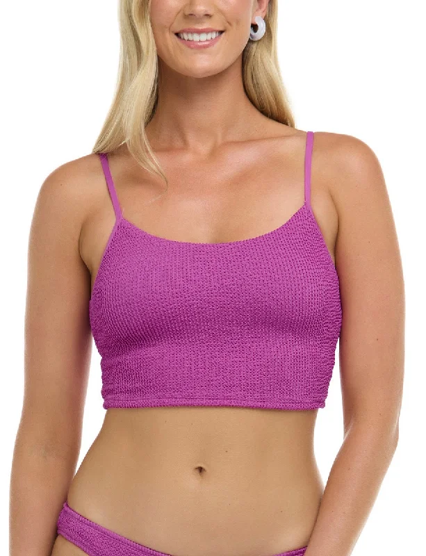 Eidon Swimwear Mauve Selena Crop Bikini Top 3521368