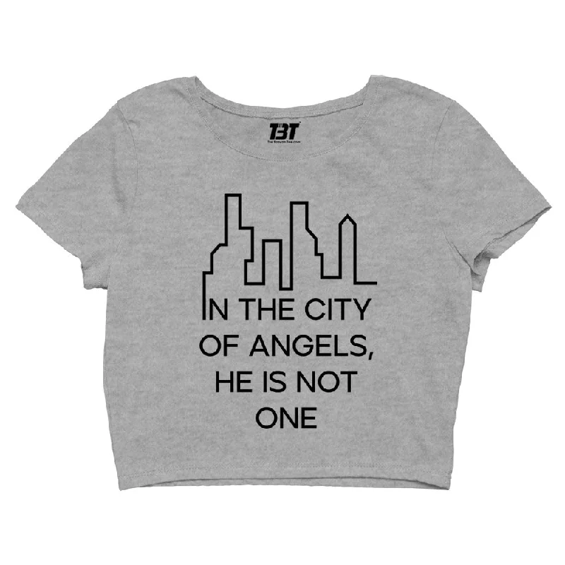 Lucifer Crop Top - In The City Of Angels He Is Not One