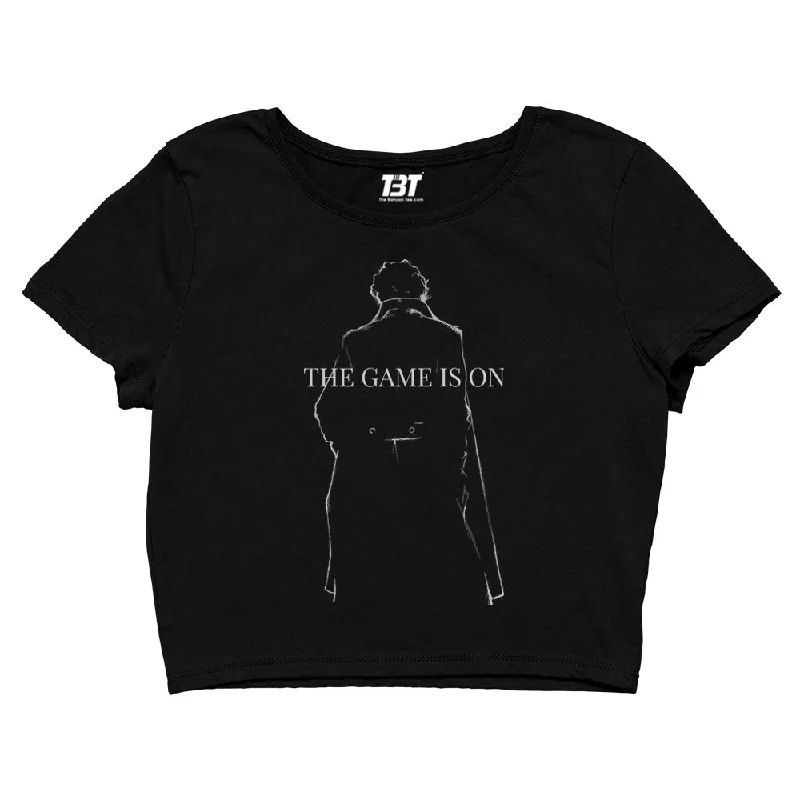 Sherlock Crop Top - The Game Is On