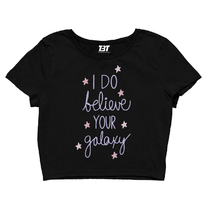 BTS Crop Top - I Do Believe Your Galaxy