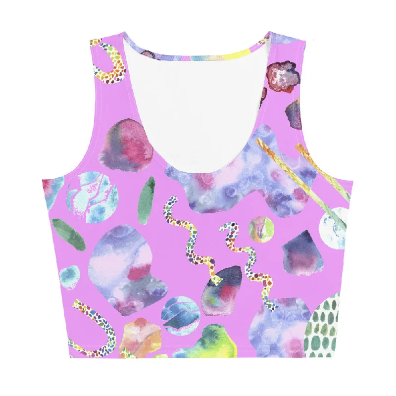 Bubblegum Garden Crop Top