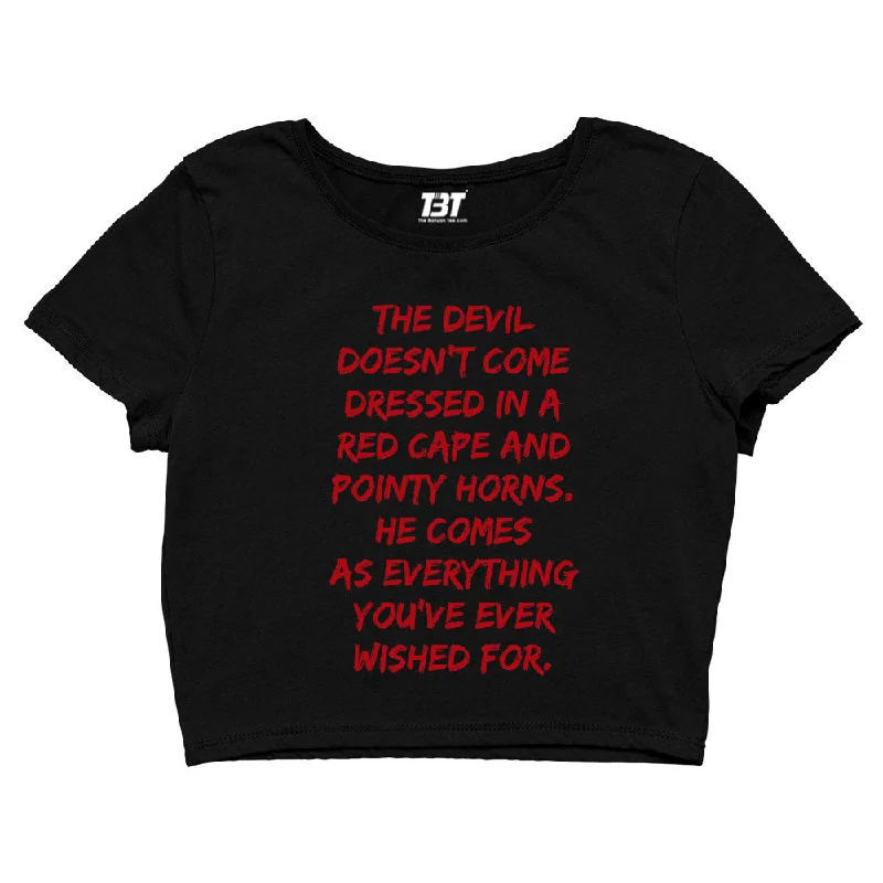 Lucifer Crop Top - Everything You've Ever Wished For