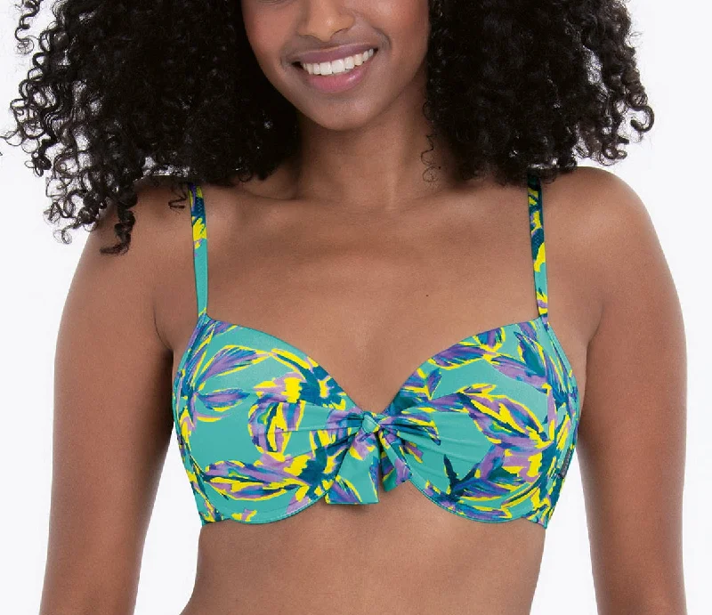 Anita Swimwear Eleonor Orchid Dream Hummingbird Aqua Bikini Top 8713