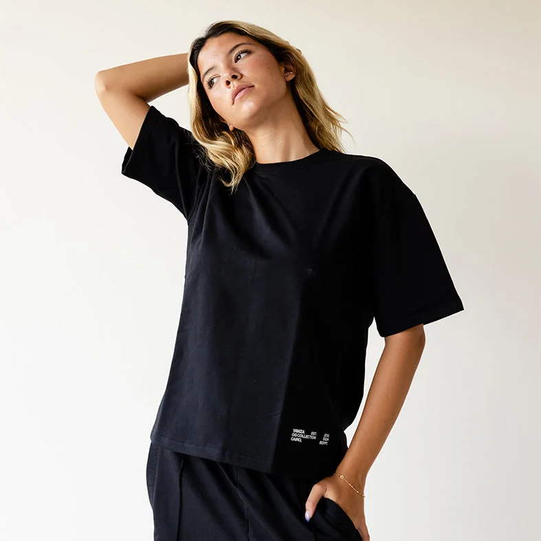 Black Oversized Tee