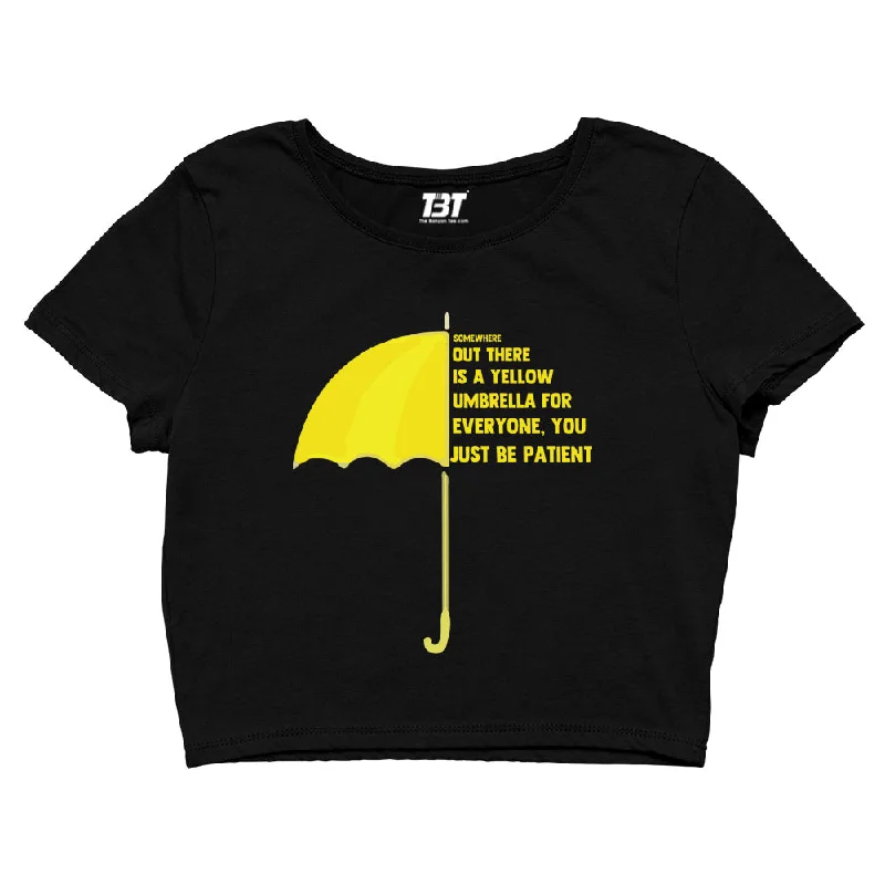 How I Met Your Mother Crop Top - Yellow Umbrella