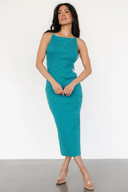 Natia Tank Dress | Teal