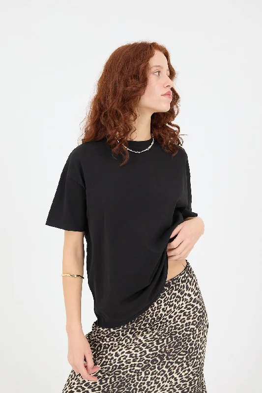 Crew Neck Basic Short Sleeve T-shirt