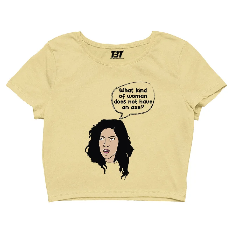 Brooklyn Nine-Nine Crop Top - What Kind Of Woman - Rosa Quote