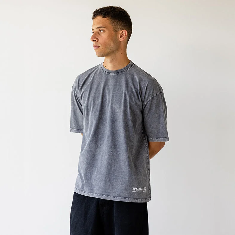 Grey Acid Wash T-Shirt