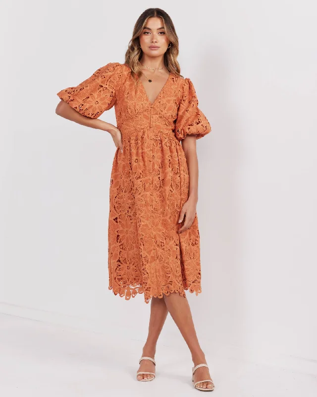 Londyn Dress-Orange