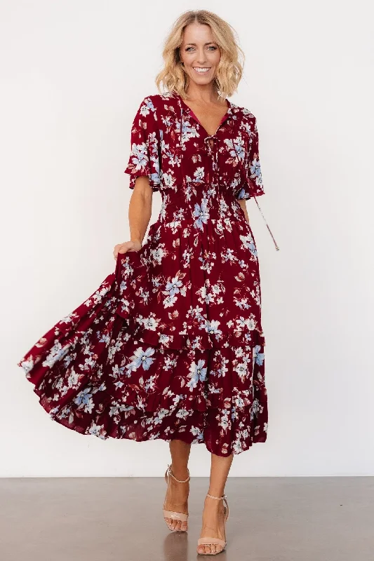 Spell Boho Midi Dress | Ruby Multi Floral