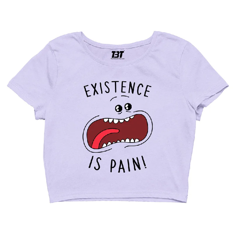 Rick and Morty Crop Top - Existence Is Pain