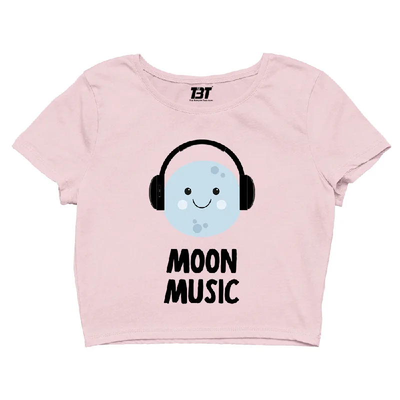 Crop Top - Moon Tunes