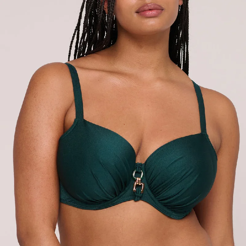 Prima Donna Swimwear Mangalore Jewel Green Padded Convertible Bikini Top 4012116