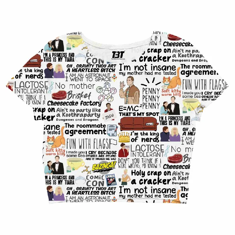 The Big Bang Theory AOP Crop Top