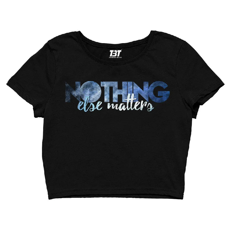 Metallica Crop Top - Nothing Else Matters