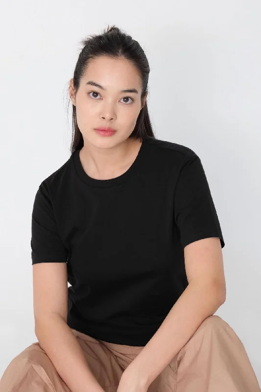 Basic T-shirt With Round Neck