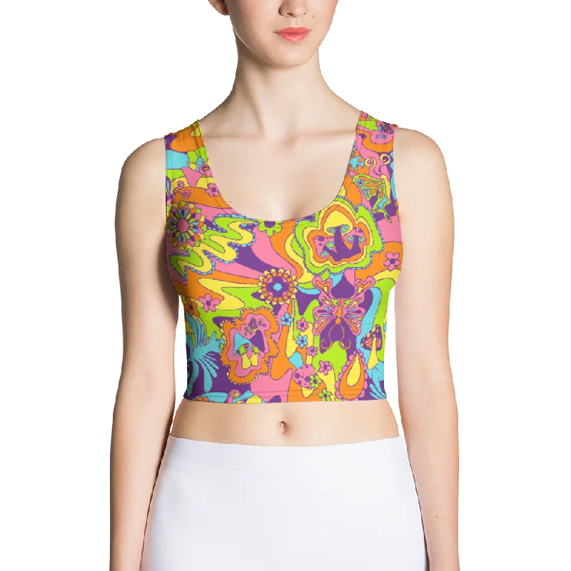 Groovy Shroom Crop Top